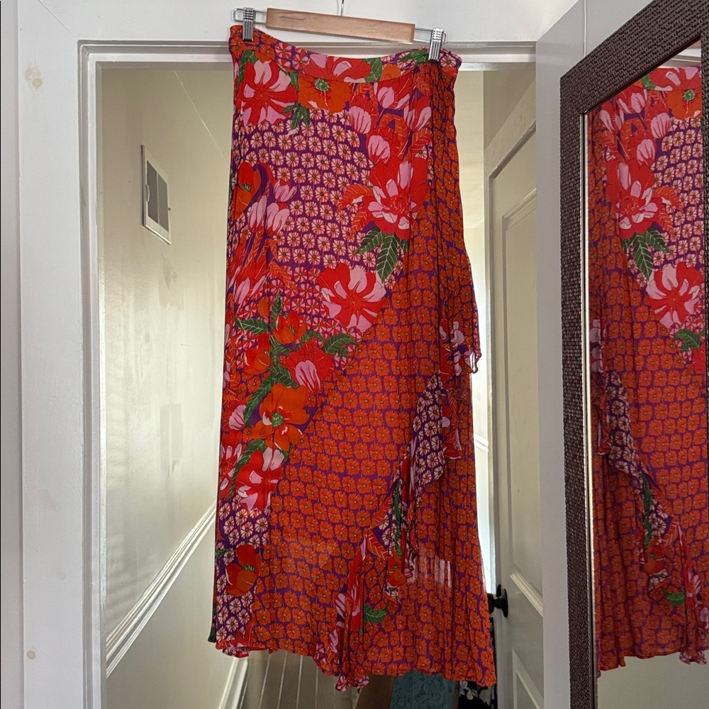 Anthropologie Maeve Floral Skirt - like new!